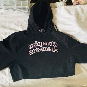 Champion cropped hoodie